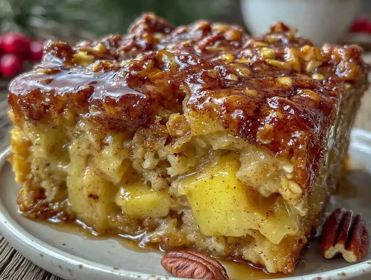 apple cinnamon baked oatmeal preparation steps