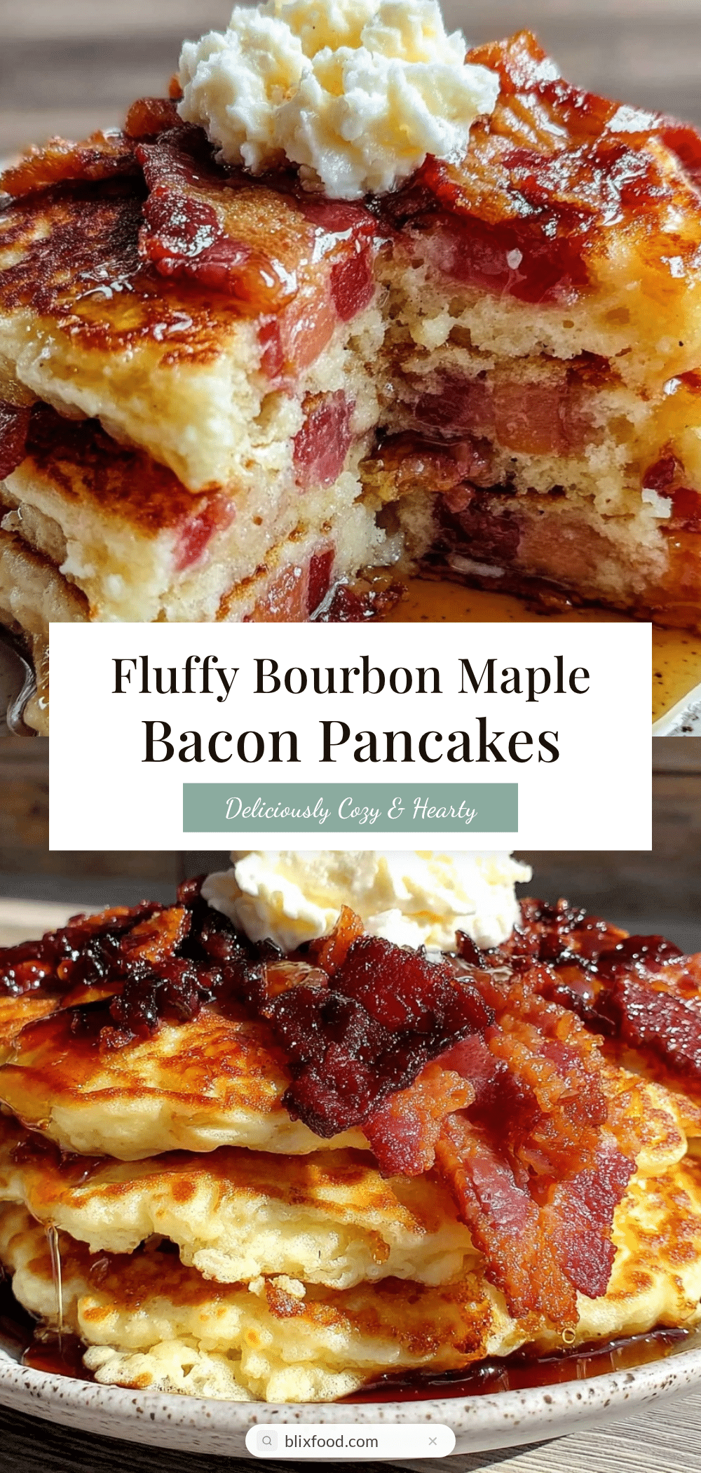 bourbon maple bacon pancakes recipe