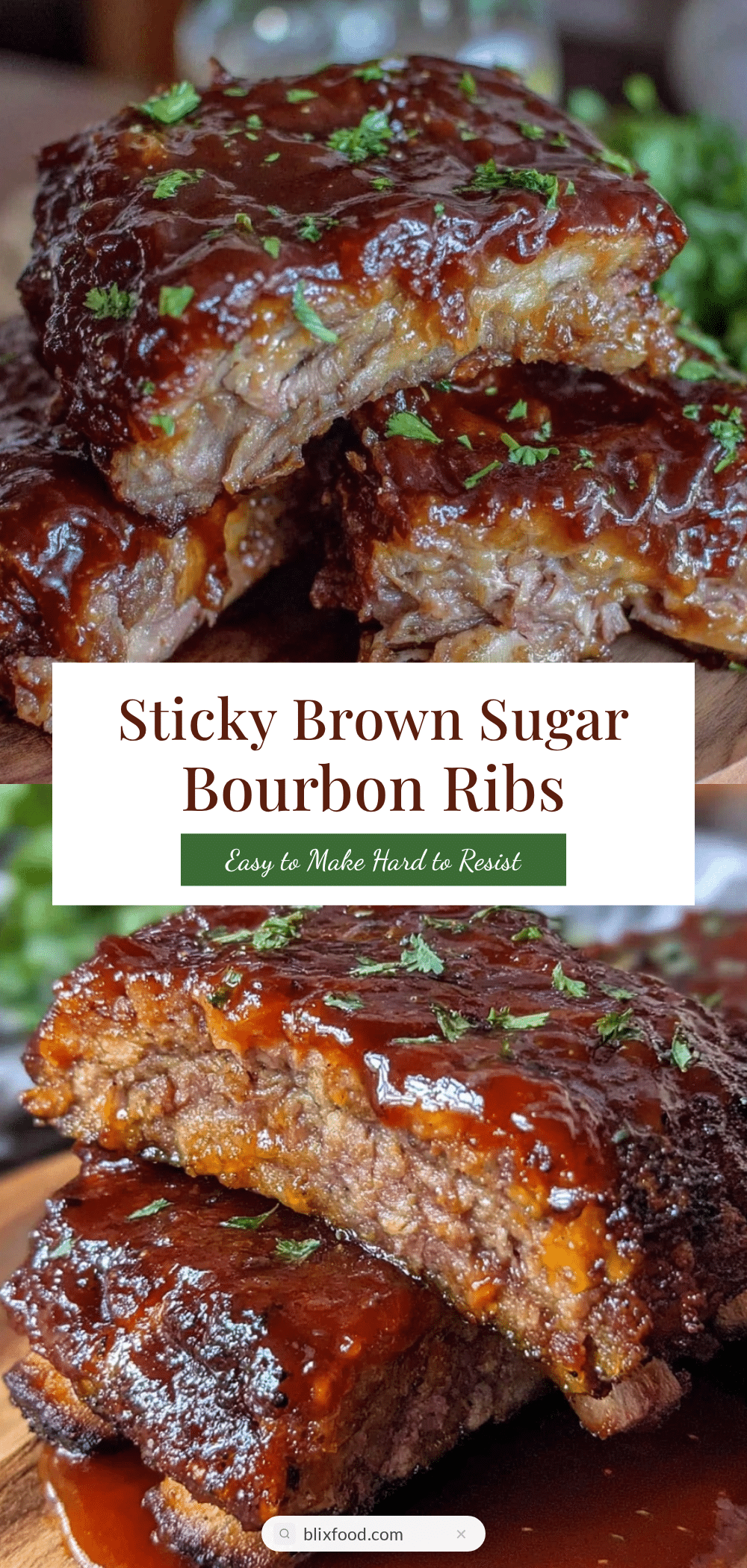 brown sugar bourbon glazed ribs recipe