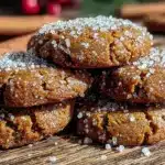 chai spiced molasses cookies - featured image
