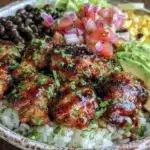 chipotle chicken burrito bowl - featured image