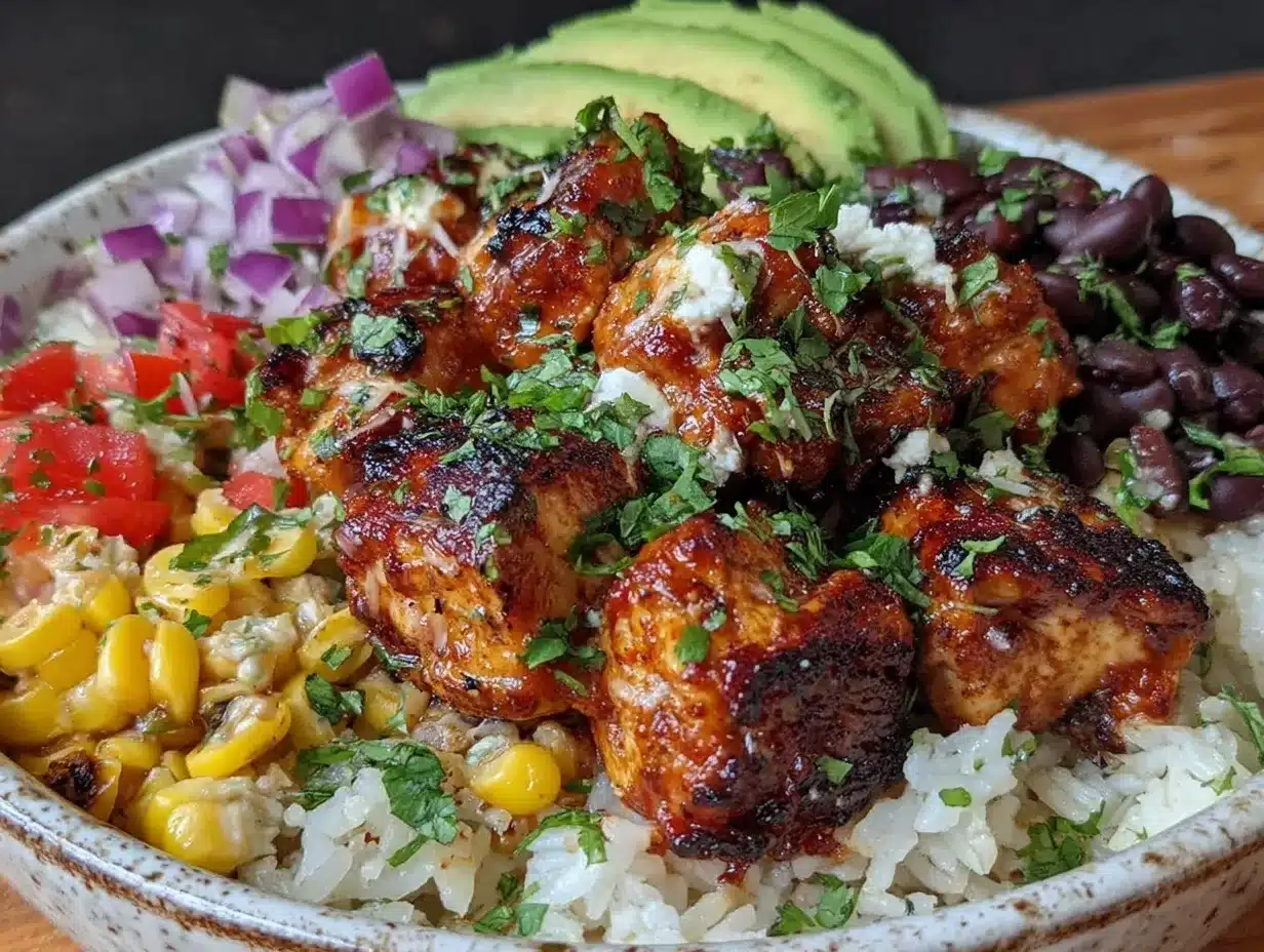 chipotle chicken burrito bowl preparation steps