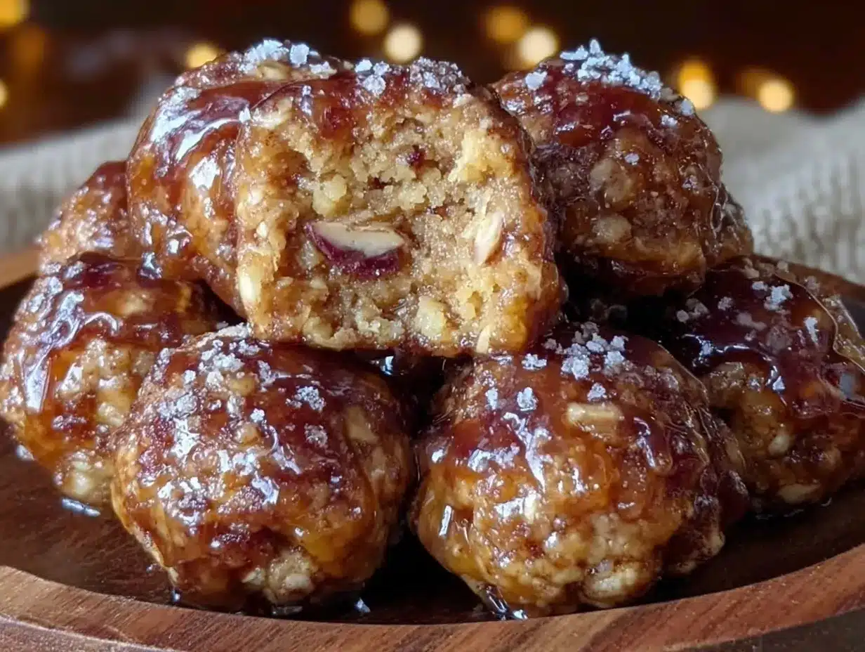 cinnamon roll energy bites preparation steps