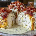 creamy baked crack chicken - featured image