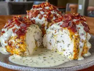 creamy baked crack chicken - featured image