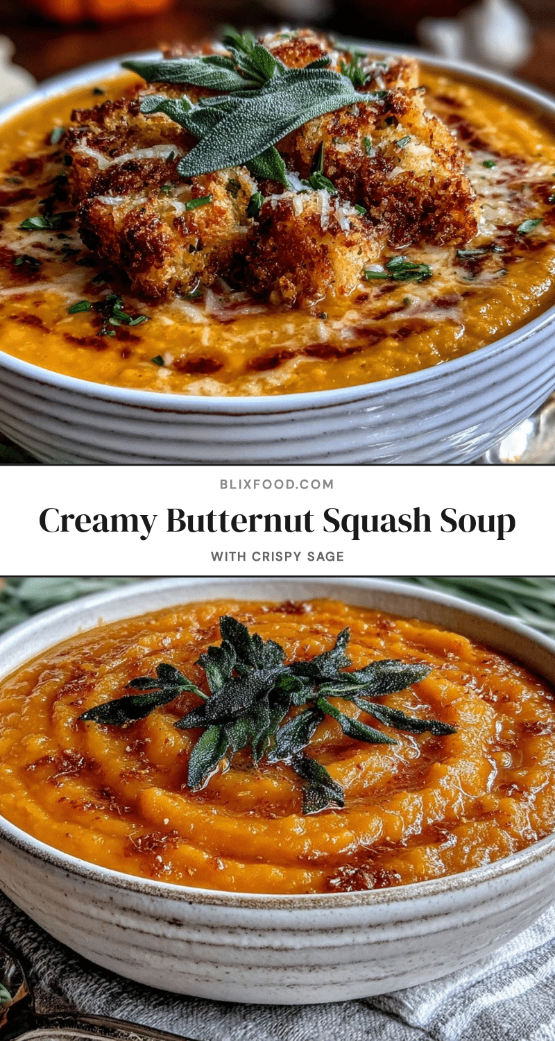 creamy butternut squash soup recipe