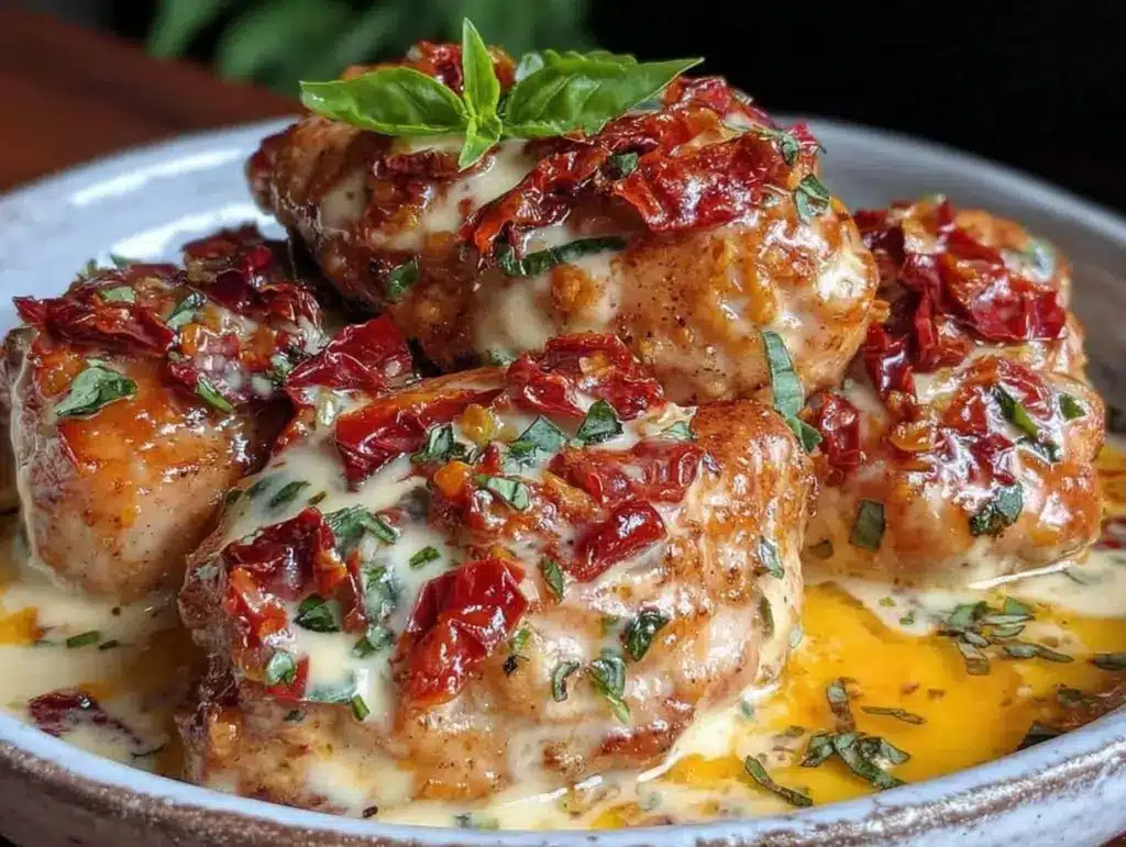 creamy marry me chicken - featured image