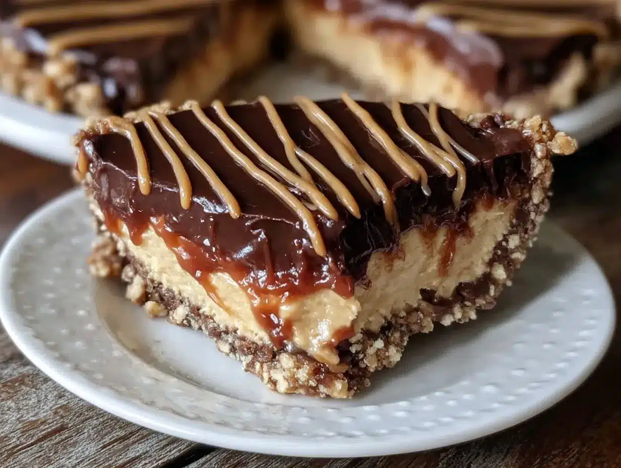 creamy no-bake peanut butter cup pie preparation steps
