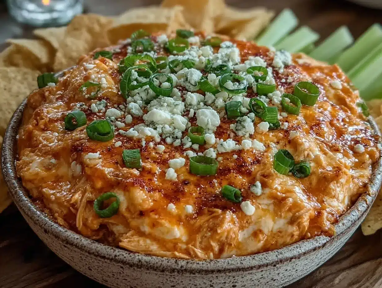 creamy slow cooker buffalo chicken dip preparation steps