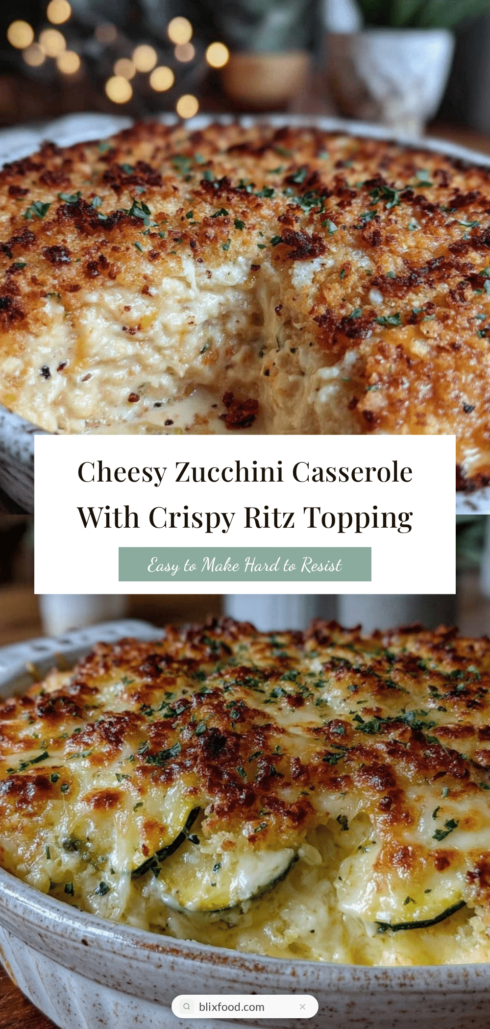 crispy cheesy zucchini casserole recipe