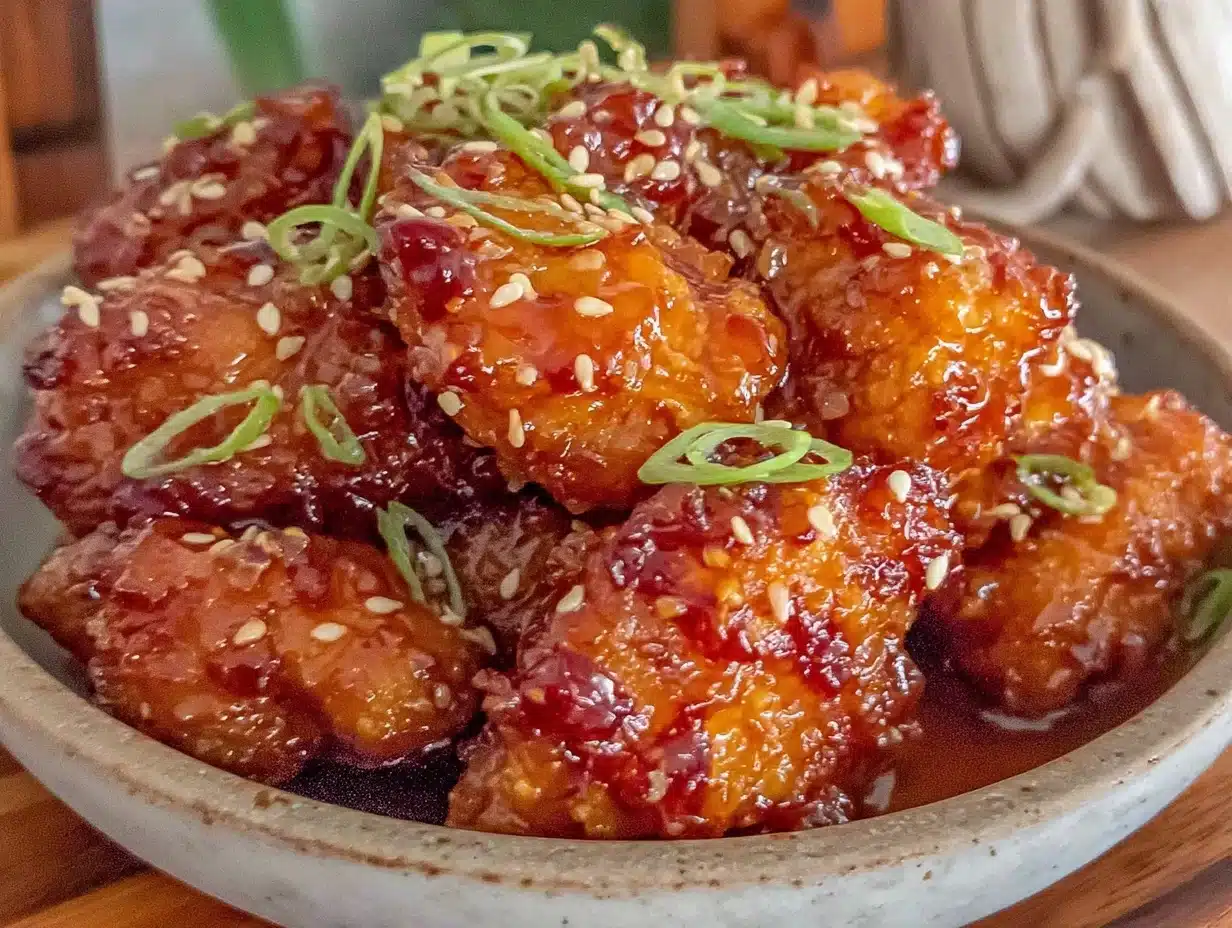 crispy copycat Panda Express orange chicken recipe - featured image
