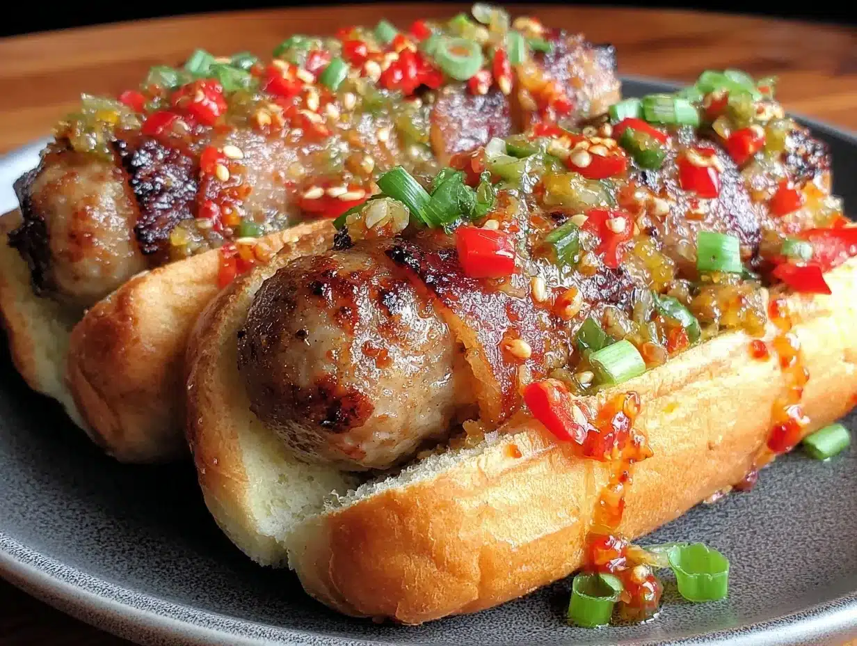 crispy firecracker hot dogs preparation steps