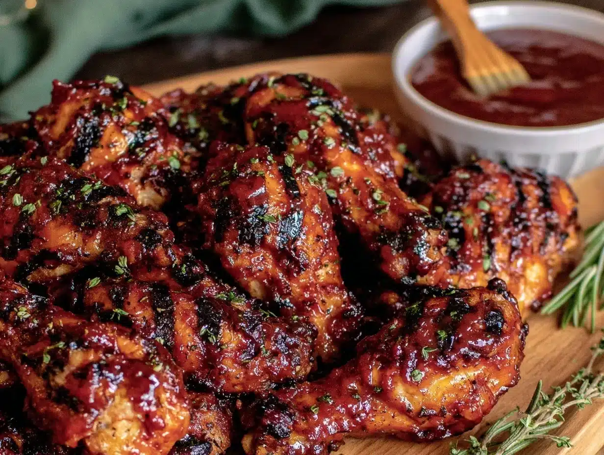 crispy grilled honey bbq chicken drumsticks preparation steps