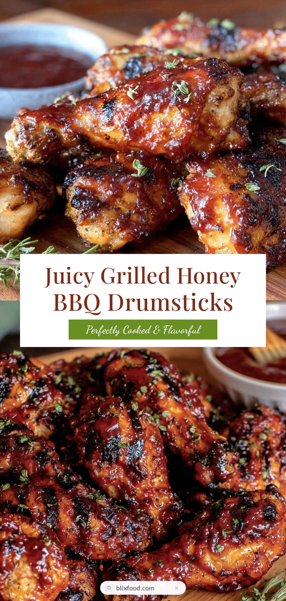 crispy grilled honey bbq chicken drumsticks recipe