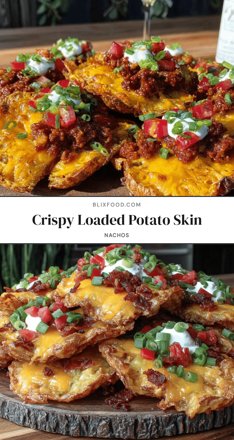 crispy loaded potato skin nachos recipe