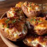 crispy loaded twice-baked potatoes - featured image