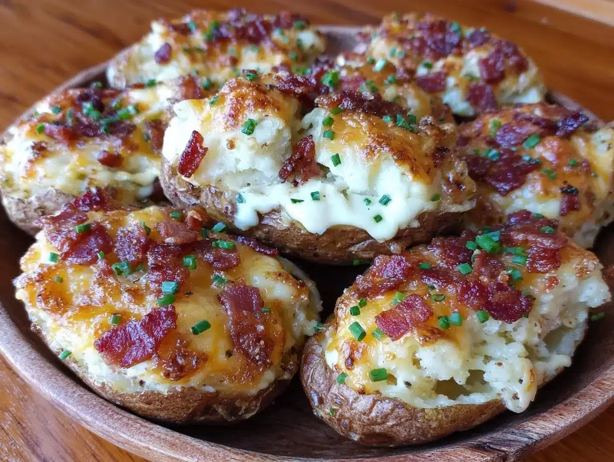 crispy loaded twice-baked potatoes preparation steps