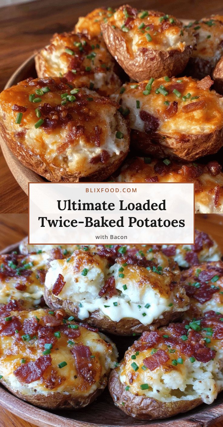 crispy loaded twice-baked potatoes recipe