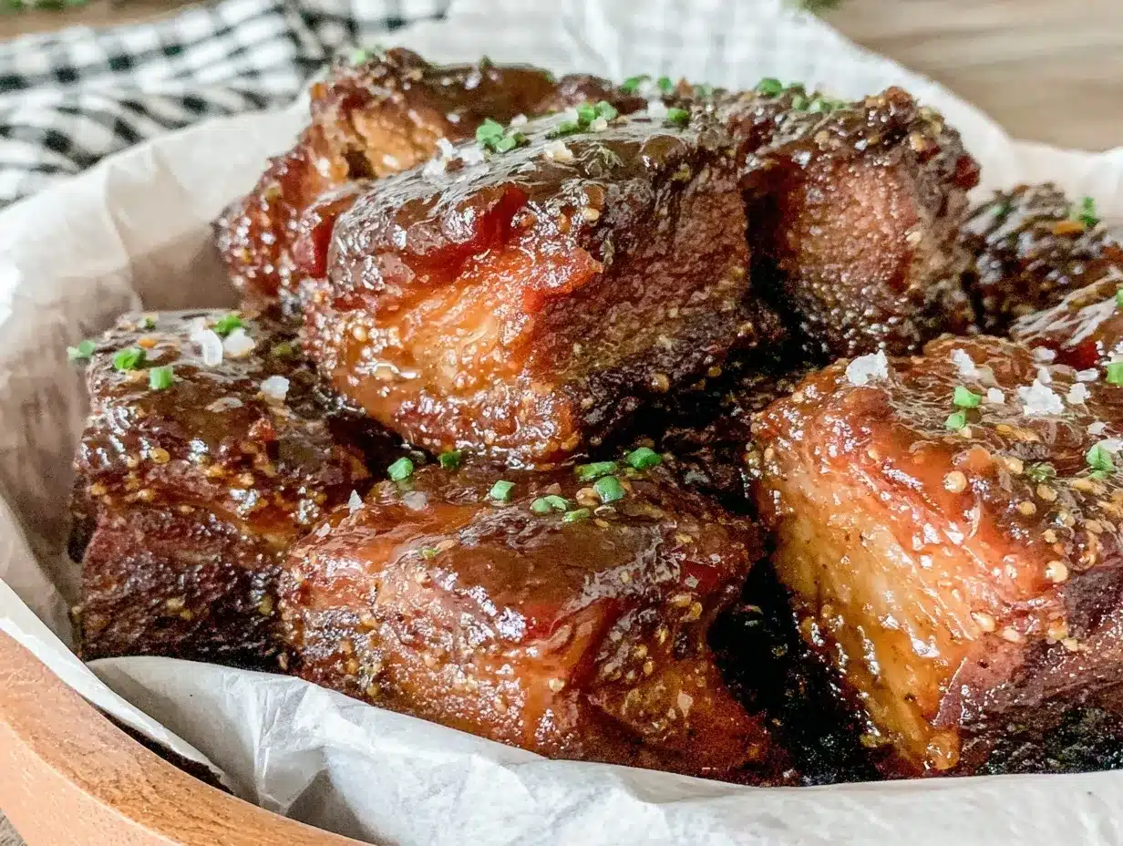crispy smoked brisket burnt ends preparation steps