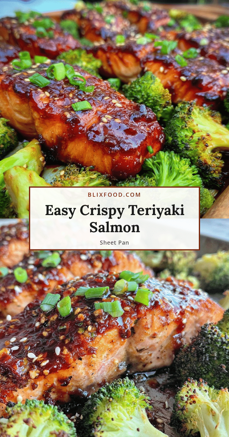 crispy teriyaki salmon sheet pan dinner recipe
