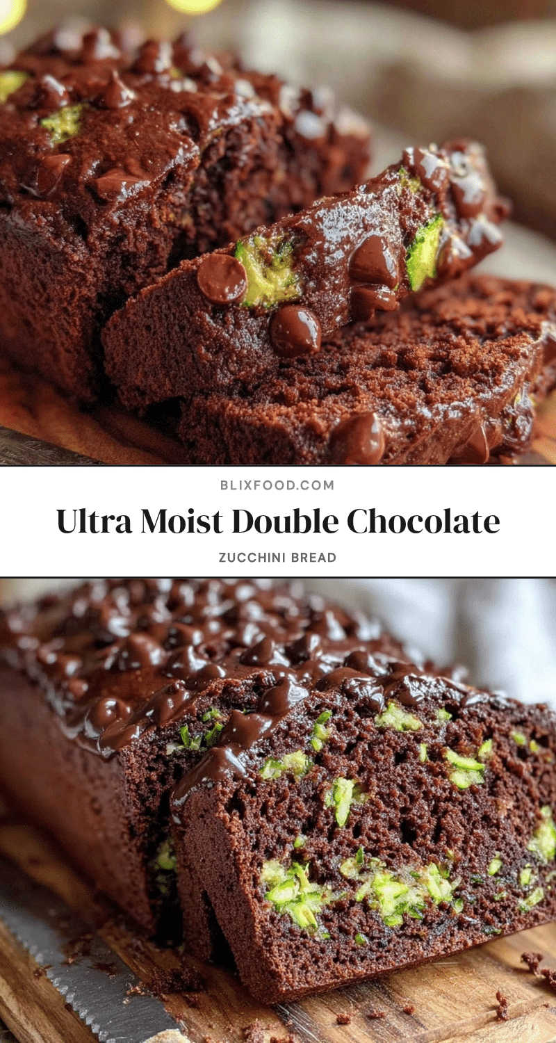 double chocolate chip zucchini bread recipe
