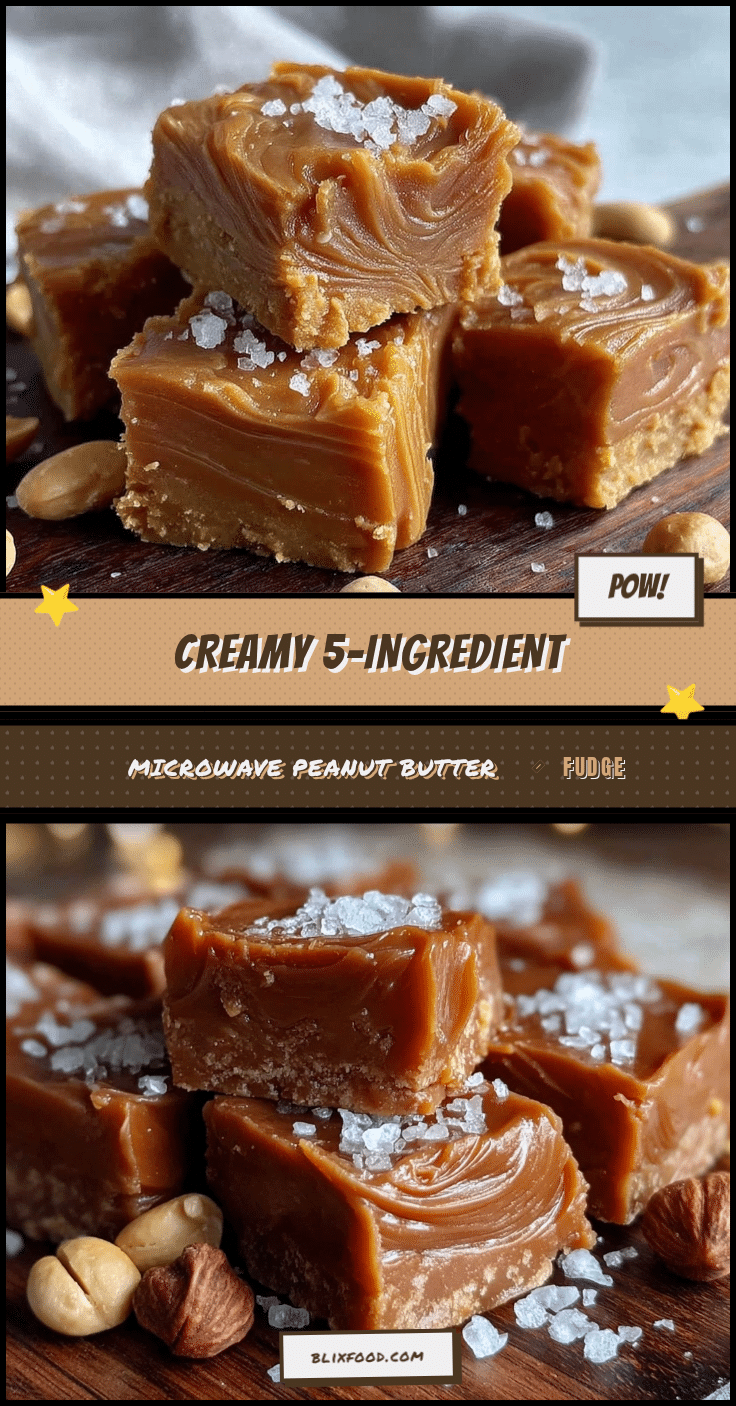 easy 5-ingredient peanut butter fudge recipe