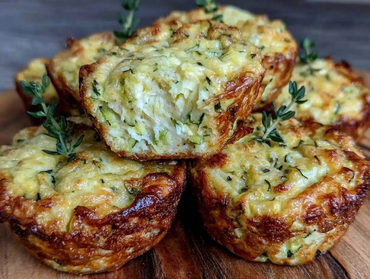 easy crispy mini zucchini quiche bites preparation steps