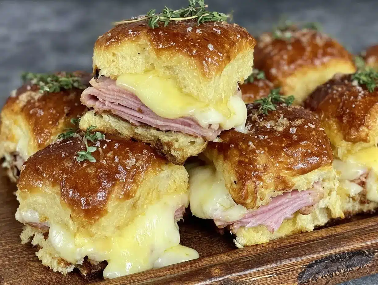 easy ham and cheese sliders preparation steps