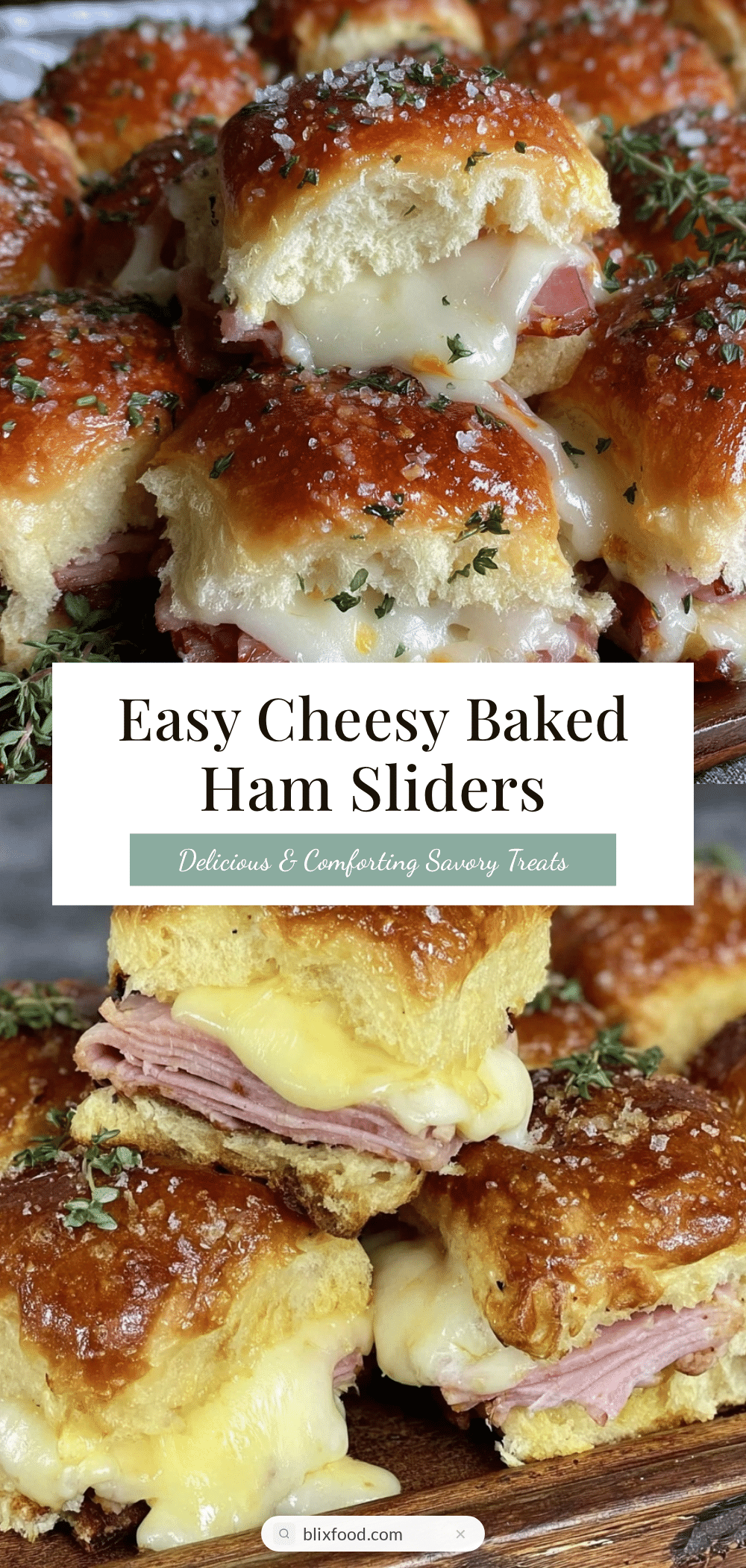 easy ham and cheese sliders recipe