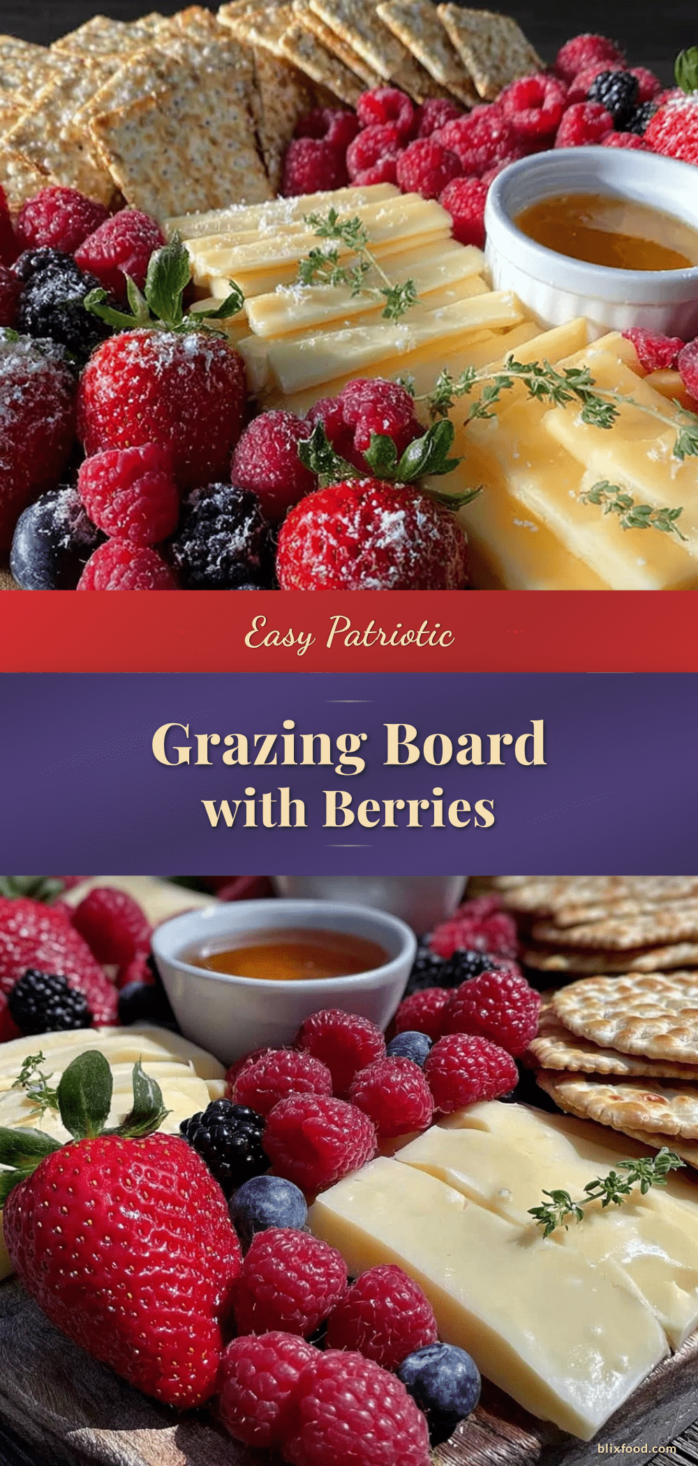 easy patriotic grazing board recipe