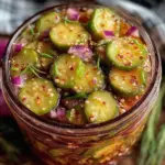 easy quick refrigerator bread and butter pickles - featured image