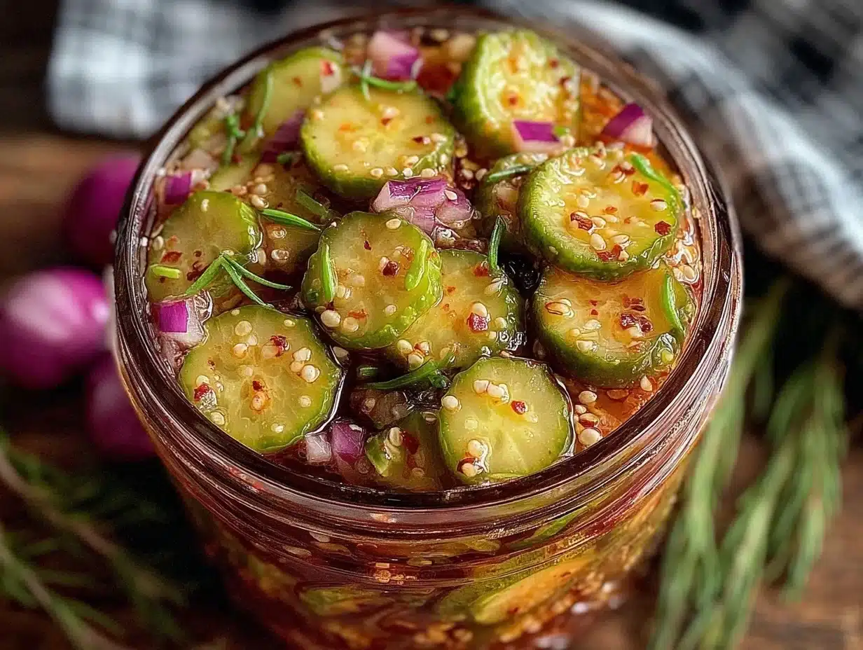 easy quick refrigerator bread and butter pickles - featured image