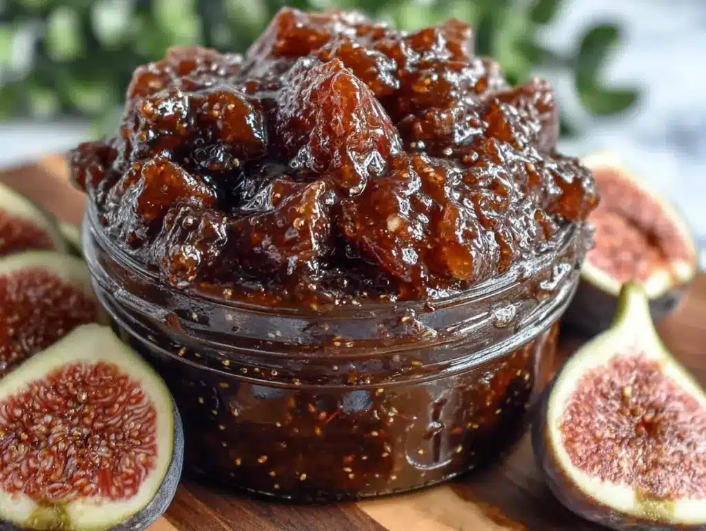 easy small batch fresh fig preserves - featured image