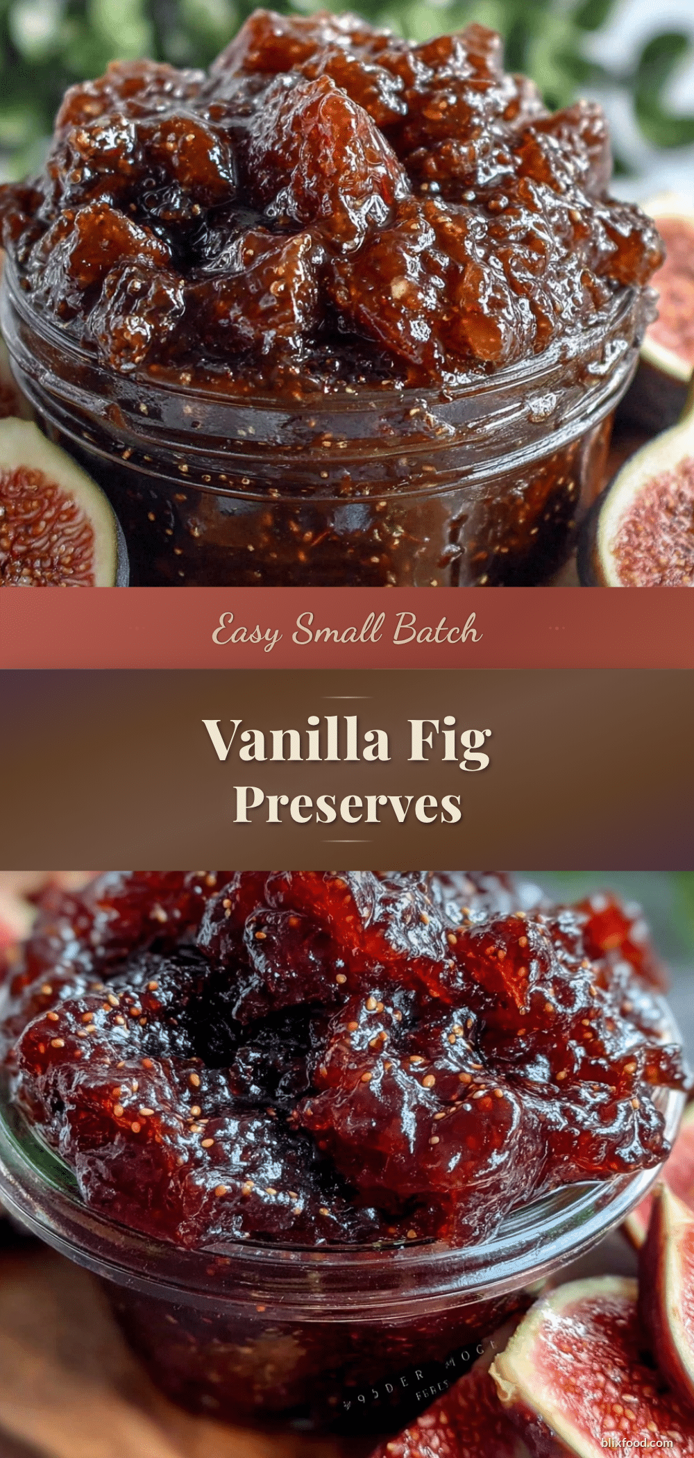 easy small batch fresh fig preserves recipe