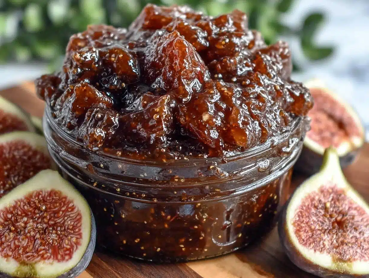 easy small batch fresh fig preserves - featured image