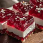 festive layered flag jello shots - featured image