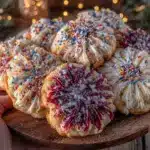 firework sugar cookies - featured image
