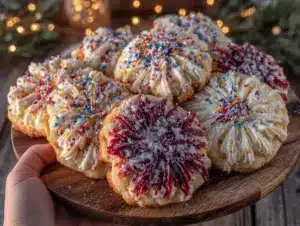 firework sugar cookies - featured image