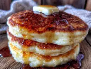 fluffy buttermilk pancakes - featured image