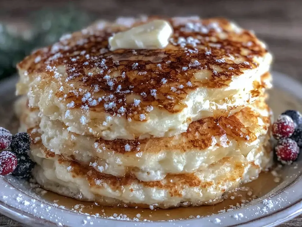 fluffy buttermilk pancakes recipe - featured image