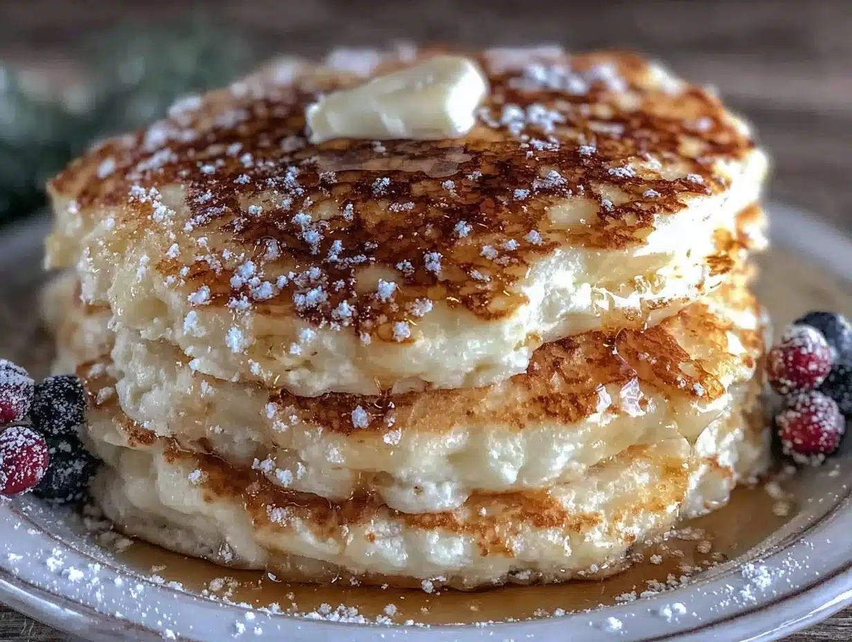 fluffy buttermilk pancakes recipe - featured image