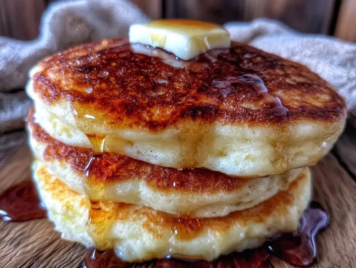 fluffy buttermilk pancakes - featured image