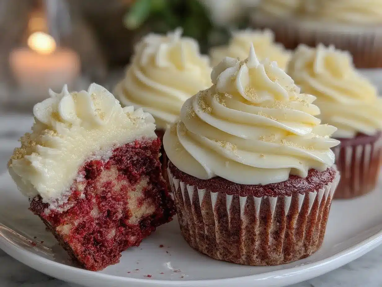 fluffy red velvet cupcakes recipe preparation steps
