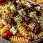 Fresh Greek Pasta Salad - featured image