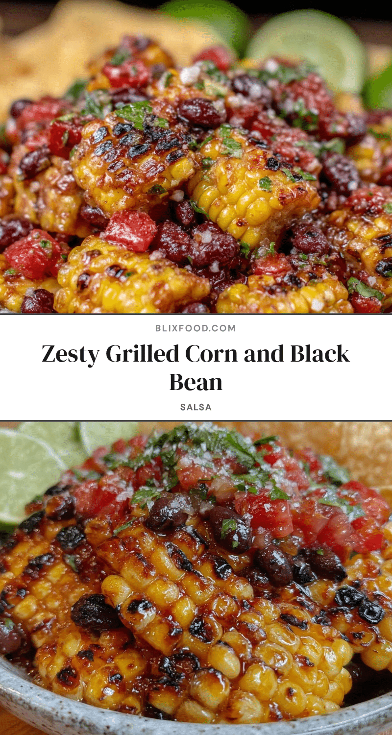 fresh grilled corn and black bean salsa recipe