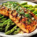 fresh grilled lemon herb salmon - featured image