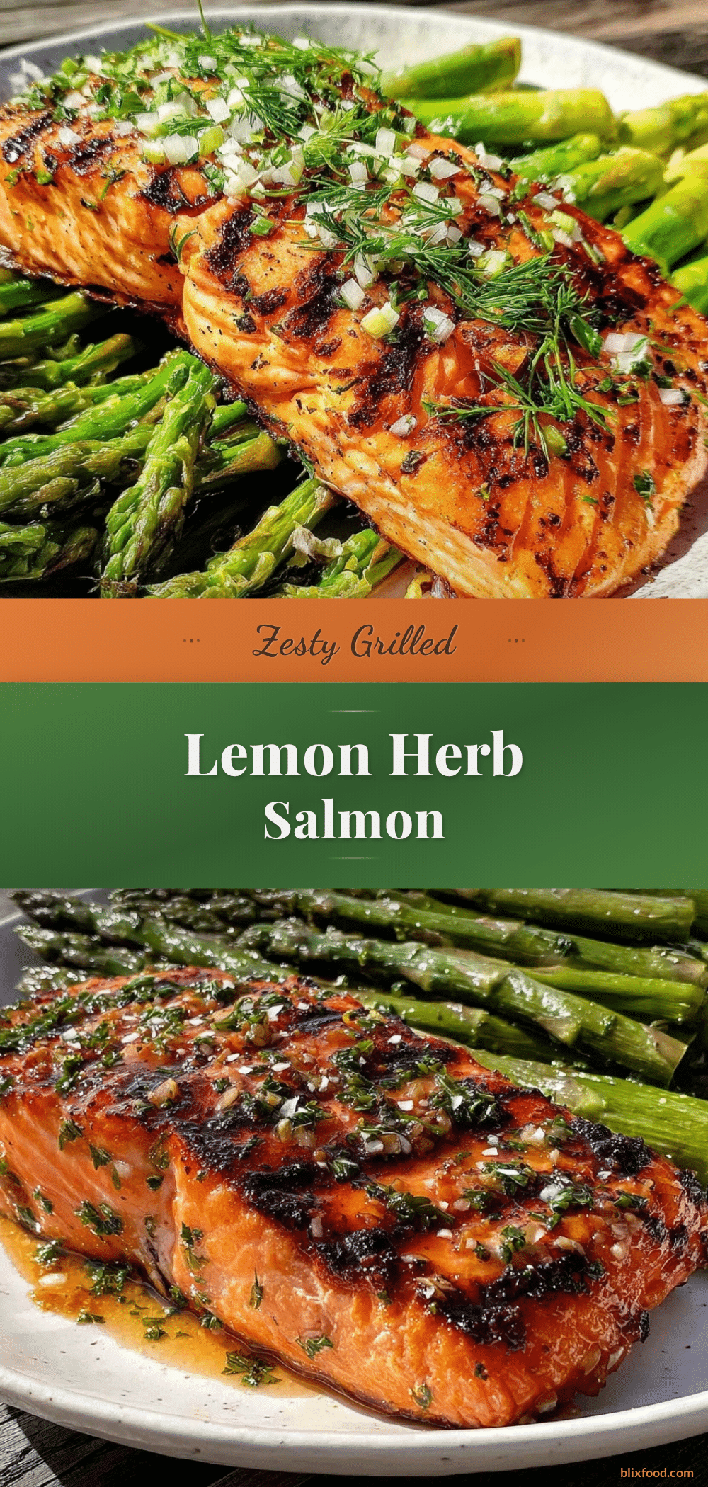 fresh grilled lemon herb salmon recipe