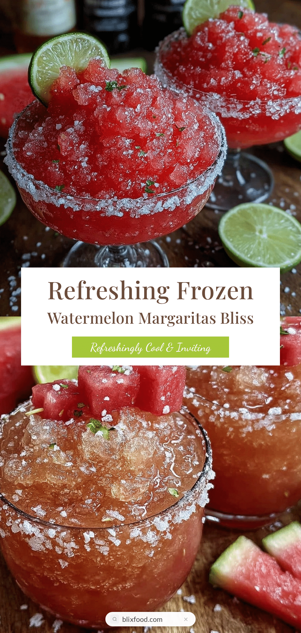 frozen watermelon margaritas recipe