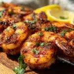 grilled cajun shrimp skewers - featured image