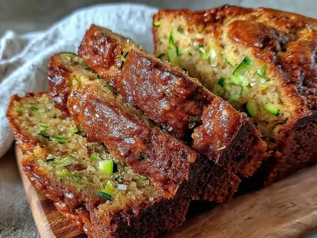 healthy whole wheat zucchini bread - featured image